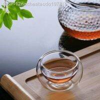 KungfuTea ถ้วยแก้วใส12nacheatacdo1978มีฉนวนกันความร้อนใช้ดื่มผลิตภัณฑ์จีน
