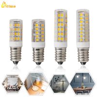 {6shop Department Store} หลอดไฟ LED E14 3W 5W 7W 9W AC 220V 230V 240V Bombillas ไฟ LED ข้าวโพดหลอดไฟ SMD2835เทียนคริสตัลสำหรับโคมไฟระย้า