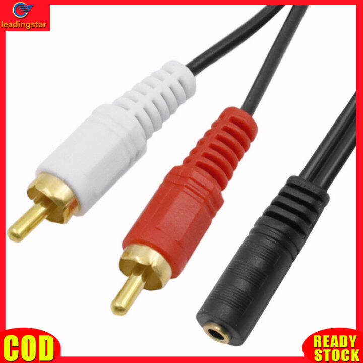 leadingstar-rc-authentic-universal-3-5mm-stereo-audio-female-jack-to-2-rca-male-socket-to-headphone-3-5-y-adapter-cable-50cm