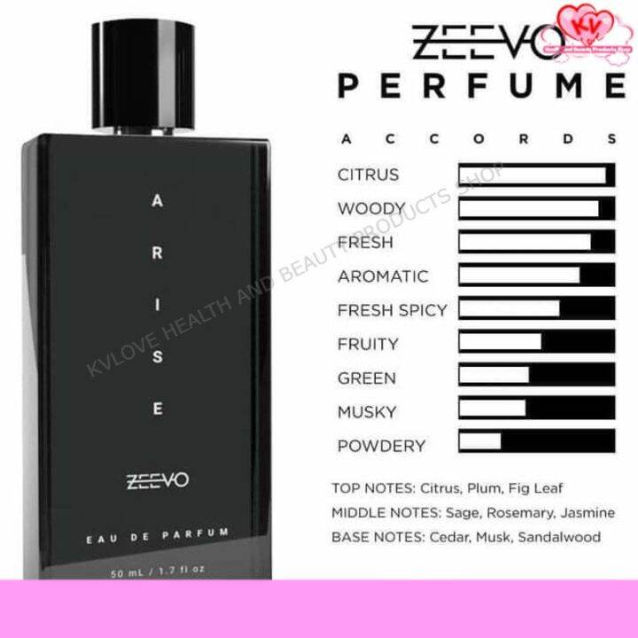 Zeevo Arise Perfume ORIGINAL Kv Shopping Mall | Lazada PH