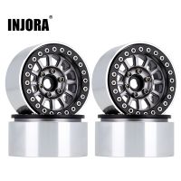 INJORA Aluminum 1.9" Beadlock Wheel Rim for 1/10 RC Crawler Car TRX-4 Axial SCX10 90046 AXI03007 Upgrade Parts Bag Accessories