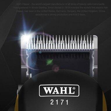 ปัตตาเลี่ยน-ของแท้100-wahl-2171-v5000-อยู่ไทย-มอเตอร์ไม่ร้อนไว-เครื่องไม่ดัง-ตัดผมเกลี้ยง-ใบมีดแข็งแรง-ลับคมแต่งฟันให้พร้อม-แบตตาเลี่ยน