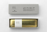 TRAVELERS COMPANY Brass Pen Case Solid (D41779006) / กล่องดินสอทองเหลือง แบรนด์ TRAVELERS COMPANY จากประเทศญี่ปุ่น