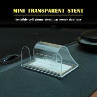 Mini Transparent Car Phone Holder Dashboard Mobile Phone GPS Mount Support Stand Auto Car Support Smartphone Voiture Accessories