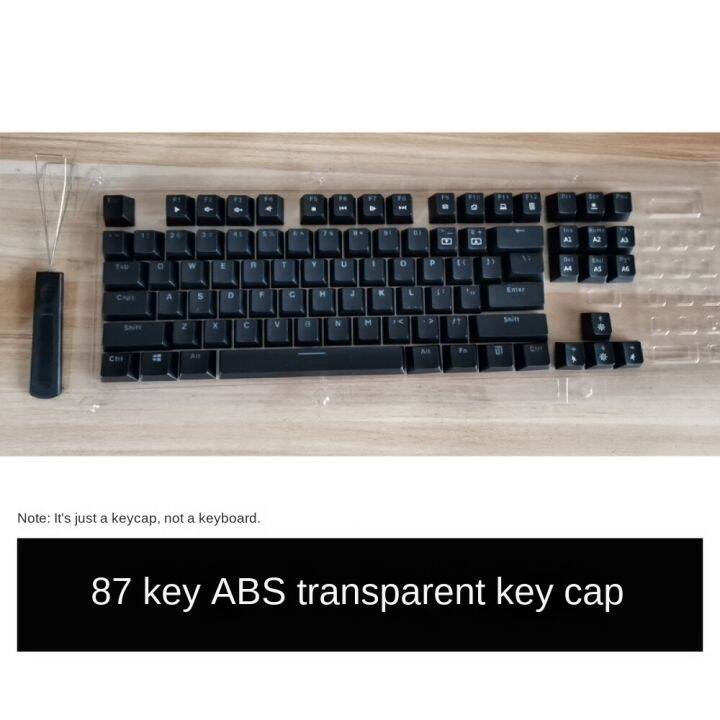 ปุ่มกดคีย์บอร์ด-104abs-pbt-แบบใส-สองสี-กันการสึกหรอ