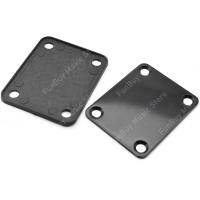 ‘【；】 Lettering Carved Electric Guitar Neck Plate With 4 Screws For ST TL Style Electric Guitar Bass Chrome Black