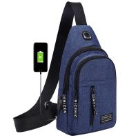 SALE USB Men Multifunction Men Shoulder Bag Crossbody Bag On Shoulder Travel Sling Bag Pack Messenger Pack Chest Bag For Male