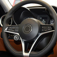 【cw】 Applicable to Romeo Alpha Giulia svio Carbon Fiber Steering Wheel Buttons Panel Interior Modified Stickers 【hot】