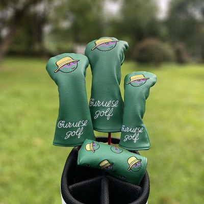 ☬ Fashion Snowball Golf Club 1 3 5 Wood Headcovers Driver Fairway Woods Cover PU Leather High Quality Putter Head Covers