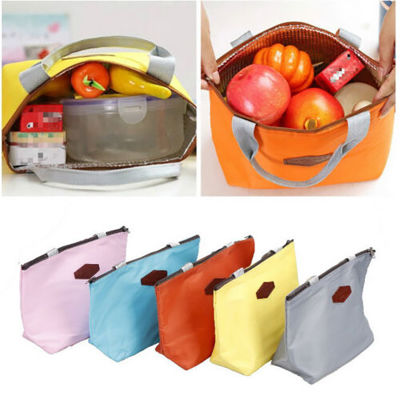 Portable Bento Bags Lunch Bags For Kids Cold And Fresh Preservation Bags Candy Colored Lunch Bags Insulation Bags For Lunch