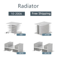 SSR Solid State Relay หม้อน้ำเหมาะสำหรับ10A-200A หม้อน้ำอลูมิเนียมหม้อน้ำสีขาว SSR Relay