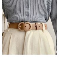 Belt female ins Korean student black decorative western assembly jeans simple Joker belt womens pin buckle tide belts