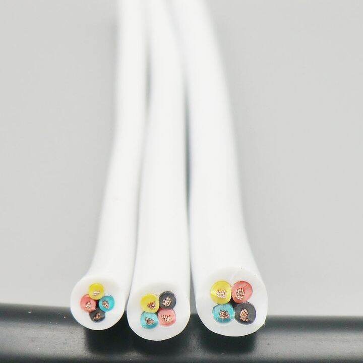 customizable-ปลอกสายไฟสีขาวยาว5ม-ไม่มี27-24-22awg-สายเคเบิล4-0-3mm-การควบคุมออกซิเจนการผลิตทองแดงวงจรไฟฟ้าและชิ้นส่วน