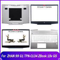 Tudung Belakang Baru HP ZHAN 99 G1 TPN-C134 ZBook 15V G5 Siri หน้าจอ LCD สำหรับแล็ปท็อป Kembali ฝาครอบด้านบนฝาปิดโน้ตบุค Engsel Palmrest Atas Perak