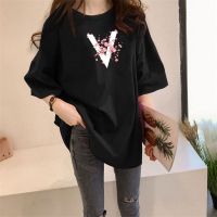 [AMYGO] 2023 Loose Tshirt Plus Size M-5XL Women Lengan Pendek Baju T shirt Perempuan Tops Murah Wanita Clothes Tshirt Woman Tops Girls Student Korean Style Ladies Kurung Moden 宽松T恤女裝上衣女生短袖衣服