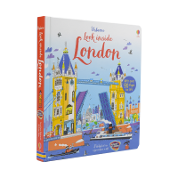 Usborne original English look inside London look inside London eusborne books three-dimensional early education books flipping books popular science knowledge English picture books story books extracurricular reading materials 3-8 years old