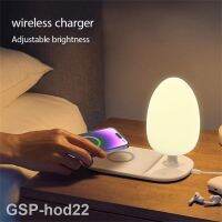 สินค้าใหม่ Hotrun Stasiun Pengisi Ponsel 15W Nirkabel 2 IN 1 untuk IPhone 14 13 dengan Lampu Dok