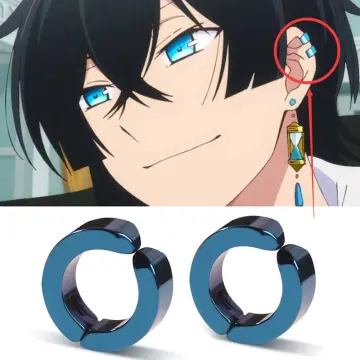 Anime The Case Study of Vanitas Earrings No Karte Blue Hourglass