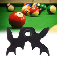 【LZ】✔  Snooker Billiards Cue Rack Bridge Head Billiards Cross Antlers Rod Holder Accessories Black Moose Head Bridge for Pool Cue