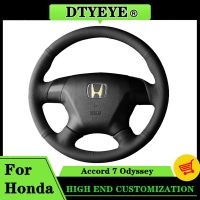 DIY Car Accessory Car Steering Wheel Cover For Honda Accord 7 Odyssey Car Interior Customized Original Steering Wheel Braid Steering Wheels Accessorie