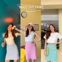 Mute - Scotted skirt กระโปรงทรงเอลายสก๊อต กระโปรงสั้น กระโปรงใส่ไปเที่ยว กระโปรงน่ารัก