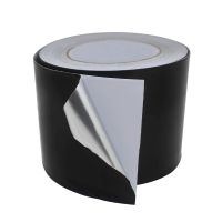 Aluminum Foil Tape High Temperature Resistant Shielding Foil Tape Heat Insulation Flame Retardant Light Absorption Black Adhesives  Tape