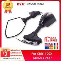 กระจก CVK กระจกมองหลังกลับด้านพร้อม CBR1100XX ไฟสำหรับฮอนด้า CBR600 2003-2008 CBR1000 2004-2008 R1อุปกรณ์ F5