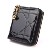 Patent Leather Womens Wallets Female Small Wallets Mini Zipper Wallet for Women Short Coin Purse Holders Clutch Girl Money Bag