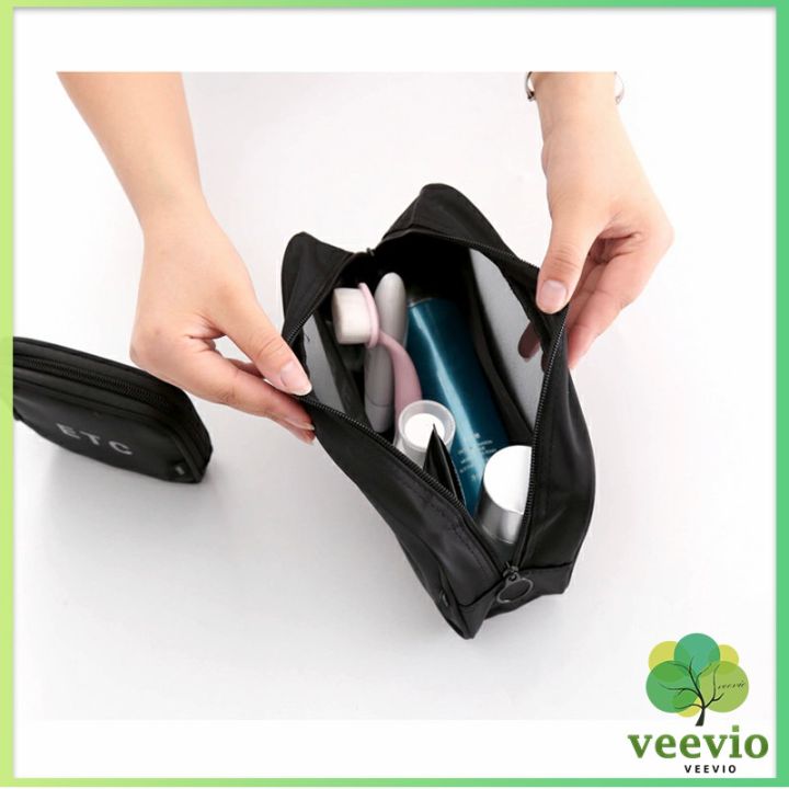 veevio-กระเป๋าเครื่องสำอาง-มีซิป-กระเป๋าเครื่องสำอาง-ตาข่ายโปร่งใส-cosmetic-bag-สปอตสินค้า