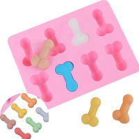 3D Sexy Cake Mold Dick Ice Cube Tray Silicone Soap Candle Moulds Sugar Mould Mini Cream Forms Craft Tools Chocolate Tool