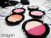 CRAYON DUO BLUSHER (5G) บลัชออน 2 สี ใน 1 ตลับ จับคู่สีมาอย่างลงตัว ให้คุณสวยโดดเด่นกว่าใครๆ ((ของแท้!)) ++ราคาพิเศษ++