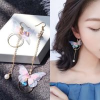 【YF】℗卍✒  Korean Asymmetric Imitation Earrings Fashion Round Brincos Statement Jewelry