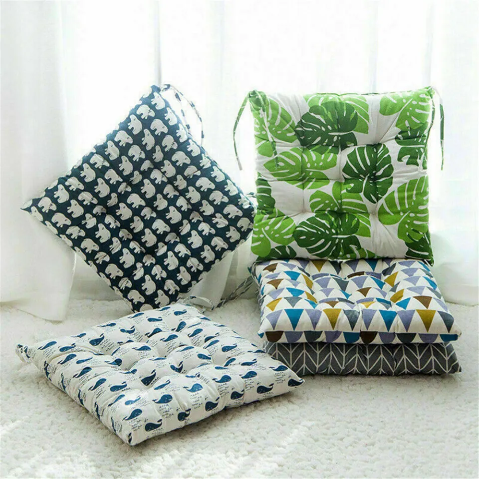 Chair Pads Cloth Cotton Linen Cushion Party Dining Chair Seat Pads