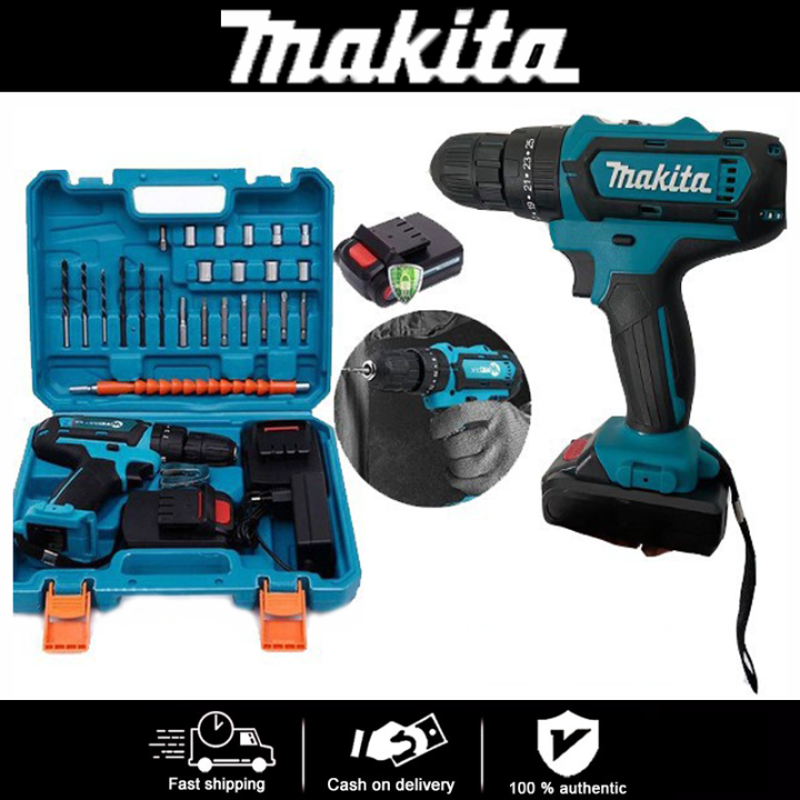 MAKITA 36V Cordless Drill Electric Power Tools Wireless Hammer 2x