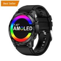 DM50 Smart Watch Bluetooth Call AMOLED Smartwatch 1.43 นิ้ว 466 * 466 HD IP68 กันน้ําฟิตเนสติดตามนาฬิกากีฬาผู้ชายผู้หญิง