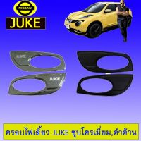 ❤พร้อมส่งทันที❤ [ดำด้าน] ครอบไฟเลี้ยว Nissan Juke ชุบโครเมี่ยม,ดำด้าน    JR3.11803?สินค้าขายดี?