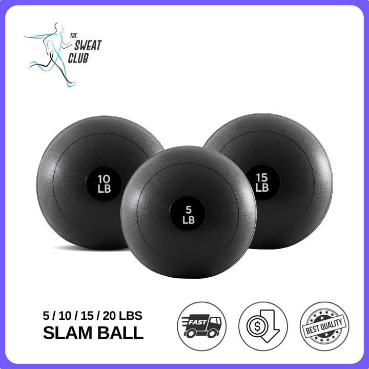 5 20 LBS Slam Ball Medicine Ball Exercise Ball Sports Crossfit Home