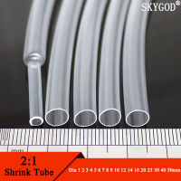 【CW】1 Meter Clear Dia 1 2 3 4 5 6 7 8 9 10 12 14 16 20 25 30 40 50 mm Heat Shrink Tube 2:1 Polyolefin Thermal Cable Sleeve Insulated