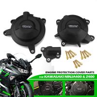 เคสสำหรับ KAWASAKI Ninja400 Z400 2018-2023อุปกรณ์ป้องกันที่ครอบเครื่องยนต์ฝาครอบเครื่องยนต์รถจักรยานยนต์เคสป้องกันรถ GB