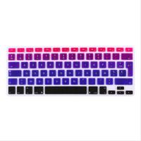 Rainbow Clavier Fr French AZERTY Keyboard Cover Skin Film For Macbook Pro 13 quot; 15 quot; 17 quot; A1278 A1286 A1297 for Macbook Air 13 quot;