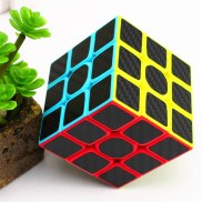 Rubik 3x3 Z-Cube Carbon Fiber Rubik 3 Tầng Cao Cấp  Rubik Giúp Triển IQ