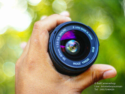 (For Olympus Panasonic Mirrorless ทุกรุ่น) ขายเลนส์มาโคร มือหมุน งบประหยัด Sigma 28-80mm F3.5-5.6 Macro Serial 3181534