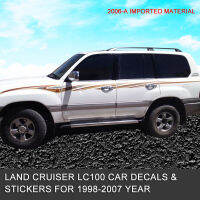 02-07 Land Cruiser Lc100 Body Color Strip Land Patrol สติกเกอร์4700 5700สติ๊กเกอร์รถเก่าสติ๊กเกอร์หูรูด