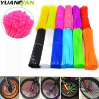 For yamaha WR XT DT 225 250 125 200 250 TTR 250 600 230 72pcs Motorcycle Dirt Bike Wheel Rim Spoke Rims Skins Cover Protector