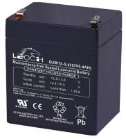 LEOCH แบตเตอรี่ แห้ง DJW12-5.4 ( 12V 5.4AH ) VRLA Battery แบต สำรองไฟ UPS ไฟฉุกเฉิน รถไฟฟ้า ตาชั่ง