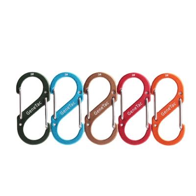 8character buckle aluminum alloy mountaineering outdoor S-shaped water cup hook backpack quick-hang