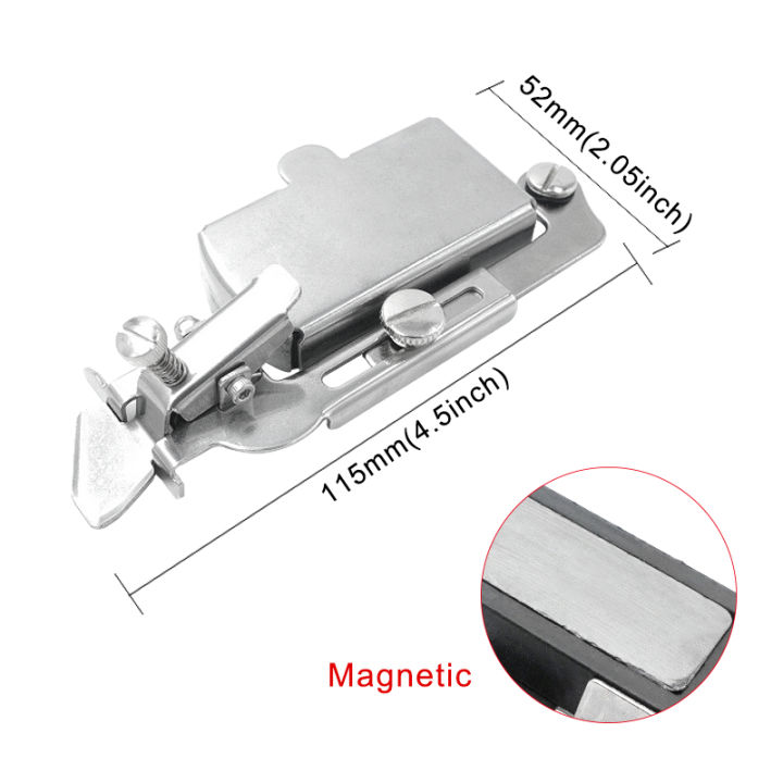 ซองพับชาย-ซองม้วนริม-ซองกุ้นพับชายเสื้อ-สำหรับจักรเย็บอุตสาหกรรม-มัลติฟังก์ชั่น-สามารถปรับขนาดได้หลากหลาย-เหมาะกับจักรเย็บผ้าทุกชนิด-แรงดูดแม่เหล็กแรง-ไม่ต้องติดตั้ง-ที่กั้นผ้าจักรเย็บ-จักรตีนตะกุยdy-