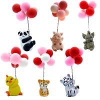 Cartoon Car Ornament Auto Center Console Decorative Animal Ornaments Car Dashboard Balloon Ornaments for Truck Automotive Home Decorations like-minded