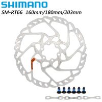 Shimano SM-RT66 Deore 160Mm 180Mm 203MM จักรยานเสือภูเขา6-ดิสก์สลักเบรคโรเตอร์สำหรับจักรยานเสือภูเขาชิ้นส่วนเดิม