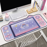 Cute Cat Ear Big Mouse Pad 800x400 MM Computer Keyboard Desk Mat Large Gamer mousepad Pink Girl Cartoon Kawaii Gaming Mouse Pad